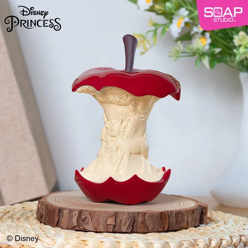 

Disney Anime Snow White And The Seven Dwarfs Evil Queen Action Figure Toys Vinyl Apple Shape Moment Sculpture Gifts For Kids