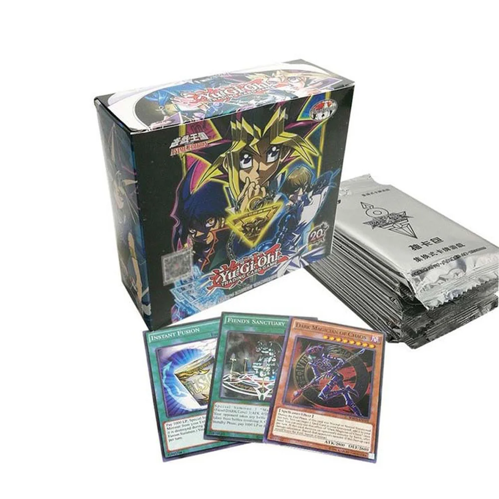 Dark Magician Anime Yugioh Collection Rare Cards Box Yu Gi Oh Playing Game Trading Battle Collectibles Cards for Child Gift Toys