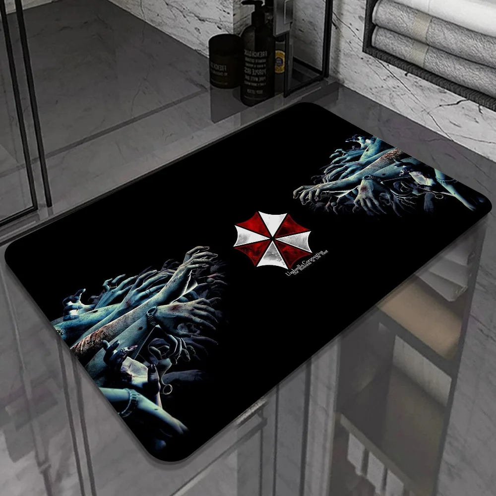 Horror Movie Umbrella Corporation Room Mats Retro Multiple Choice Living Room Kitchen Rug Non-Slip Welcome Rug