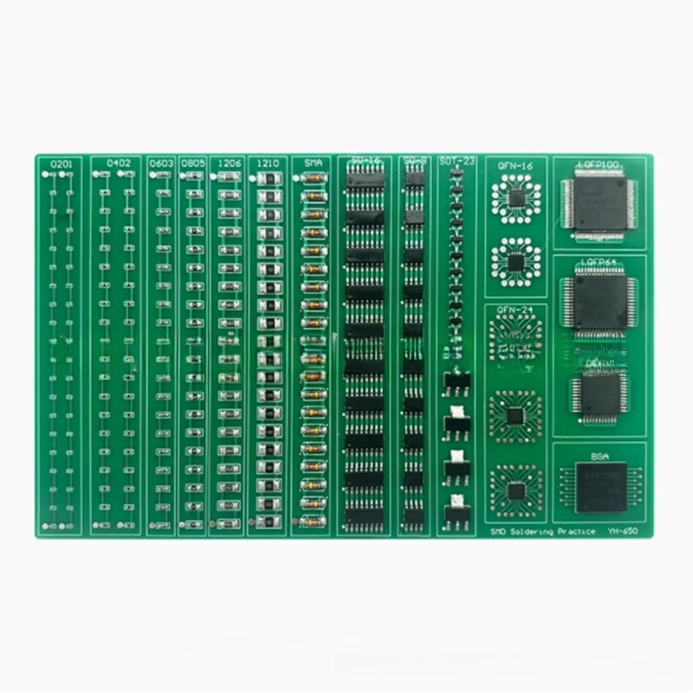 Welding Practice Kit FOR Smd Soldering Practice Board For DIY Electronic Training And Skill Development Kit