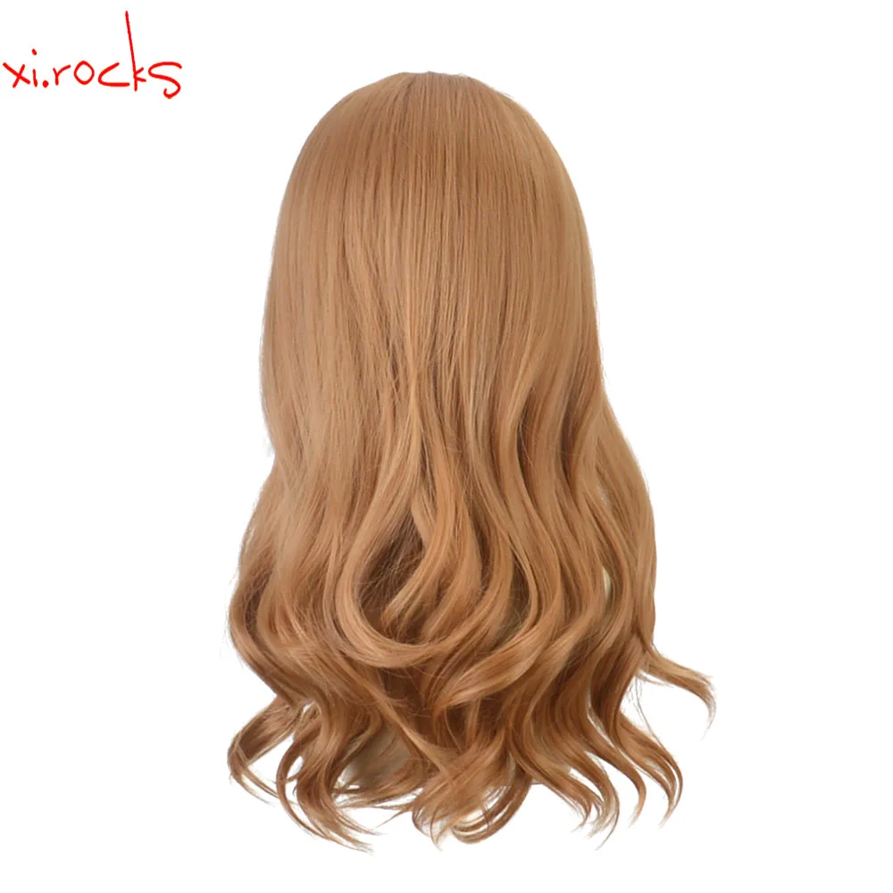 Xi.Rocks 3835 M3GAN Megan Cosplay Wig Heat Resistant Synthetic Hair Carnival Halloween Party Props Role Play