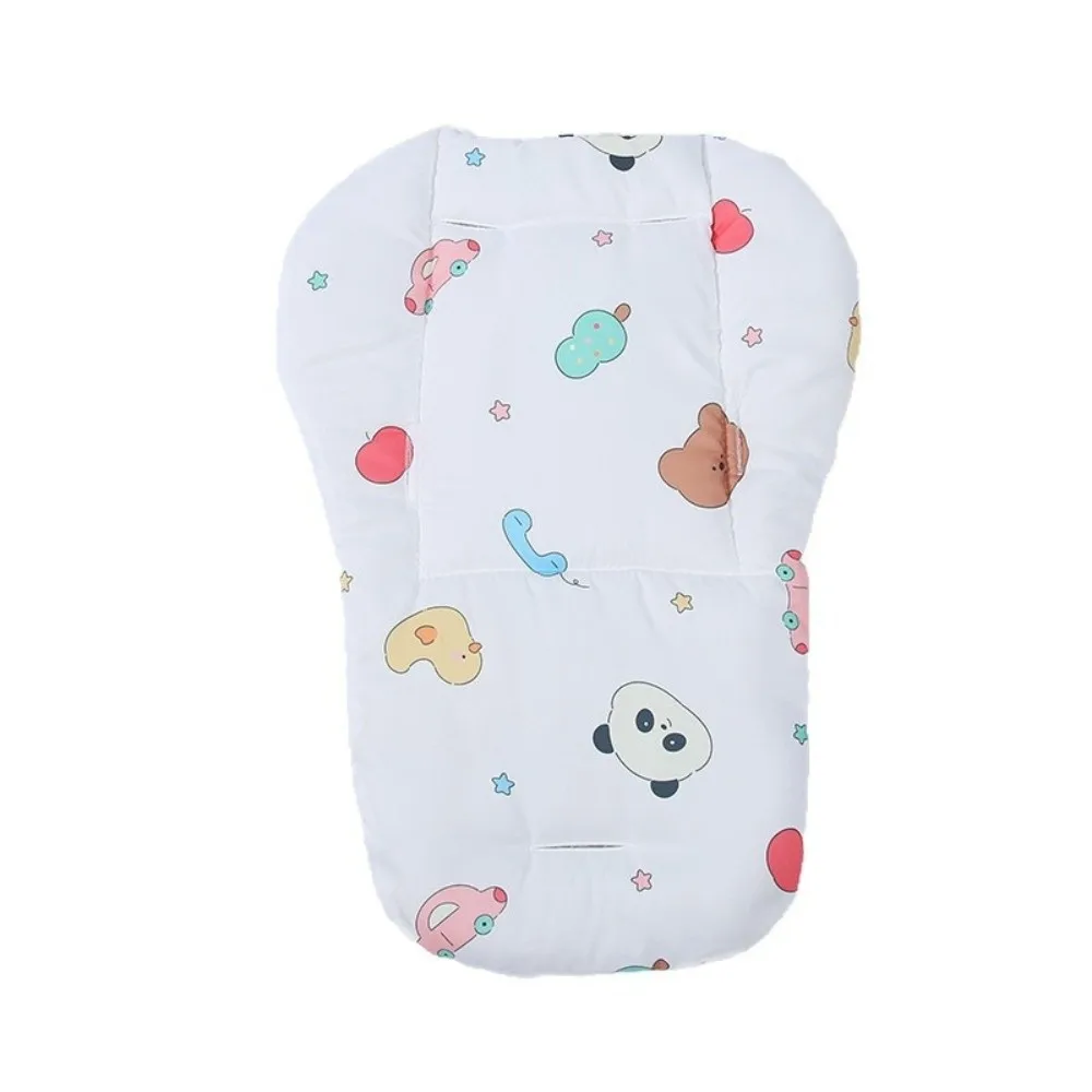 

Cotton Material Baby Stroller Seat Cushion Cartoon Pattern Comfortable Dining Chair Cushions Breathable All Seasons
