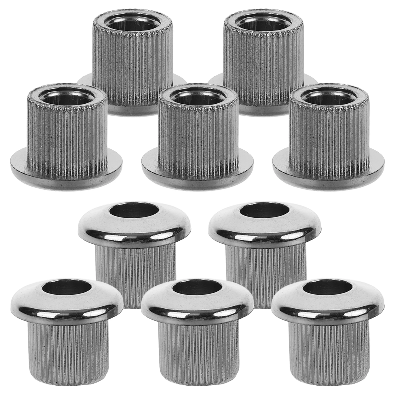 

10 Pcs Guitar Tuner Washers Parts Replacement Semi-closed Gum Flower Mother Professional Tuning Peg Gasket Small for Pads Abs