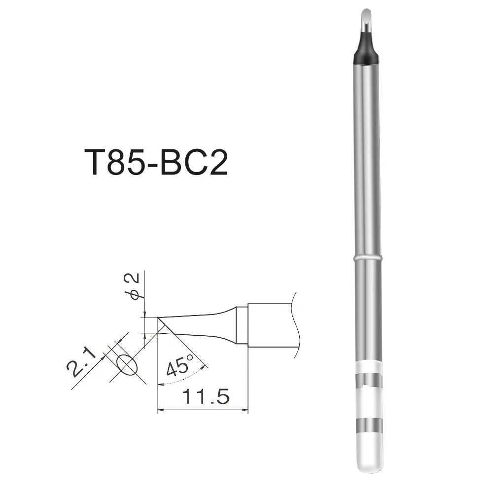 T85 punta del saldatore 1pc T85-BC2 B2 ILS KR K65 BC3 tipo di riscaldamento interno Kit stazione di saldatura senza piombo