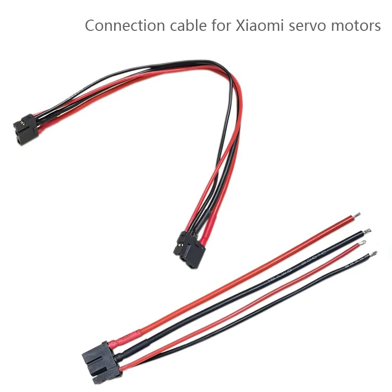 Amass XT30(2+2)-F Adaptor Connector High Mechanical Stability 4-Pin Power Cable for Xiaomi Servo Motor Custom Length DC Contact