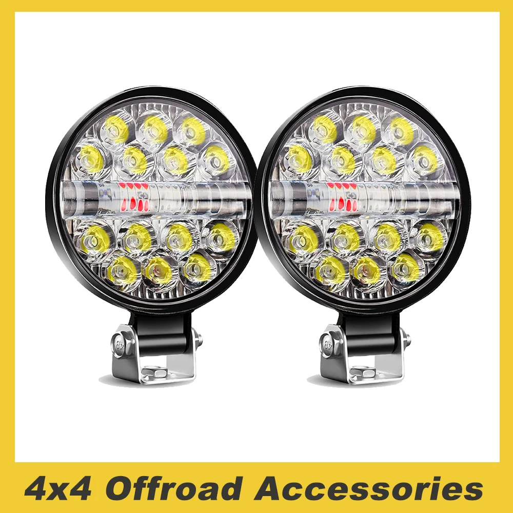 

12V 24V Car Bulbs LED Lamp 3030 SMD Spotlights For Car Tractor Boat Truck 4WD SUV ATV Off Road Car SUV ATV Barra LED Headlights