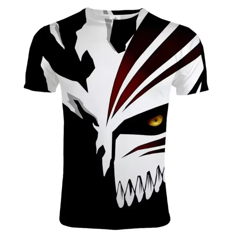 3D Digital Print 2026 Anime Bleach T Shirt Men Women Casual O Neck Short Sleeve Streetwear Fashion Harajuku Hip Hop Tee Tops