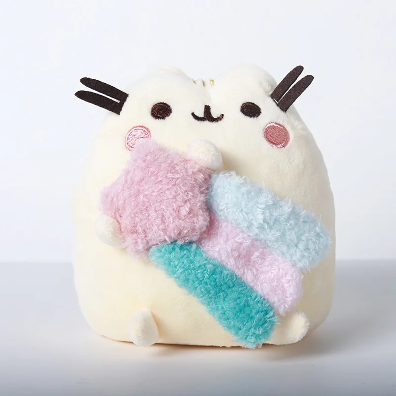 Pusheen pluszaki lalki kreskówka Anime marzycielskie chmury tęcze kot wypchane zwierzęta dekoracja domu zbiorowe modele akcesoria zabawki