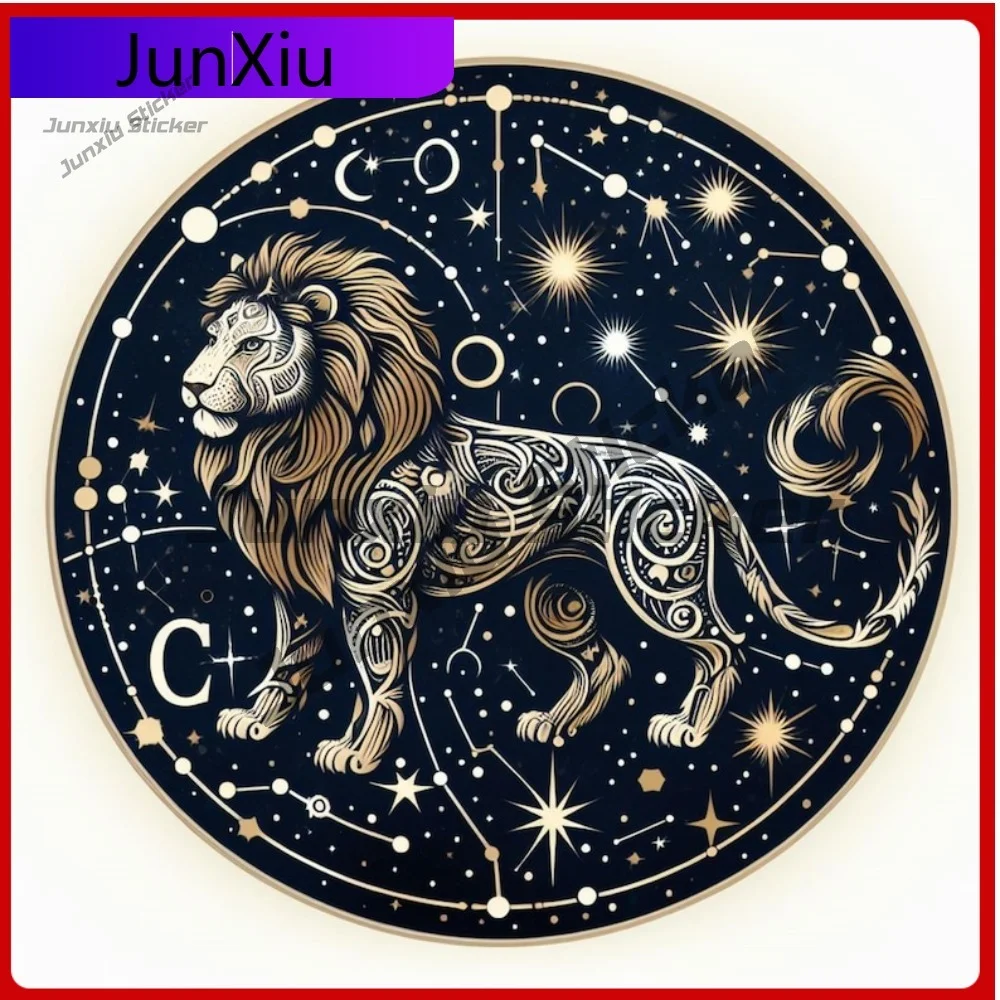 

Funny Zodiac Sign Constellation Sticker Waterproof Vinyl Decal Vehicle Stylish Exterior Scratch Resistant Outdoor