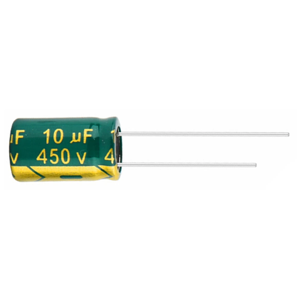 10pcs/lot 10UF high frequency low impedance 450v 10UF aluminum electrolytic capacitor size 10*17 mm 20%