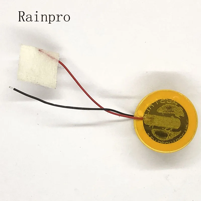 Batería de litio LIR1254 para auriculares Bluetooth, cable de soldadura de ratón, de 3,6 v batería recargable, 1 unidad por lote