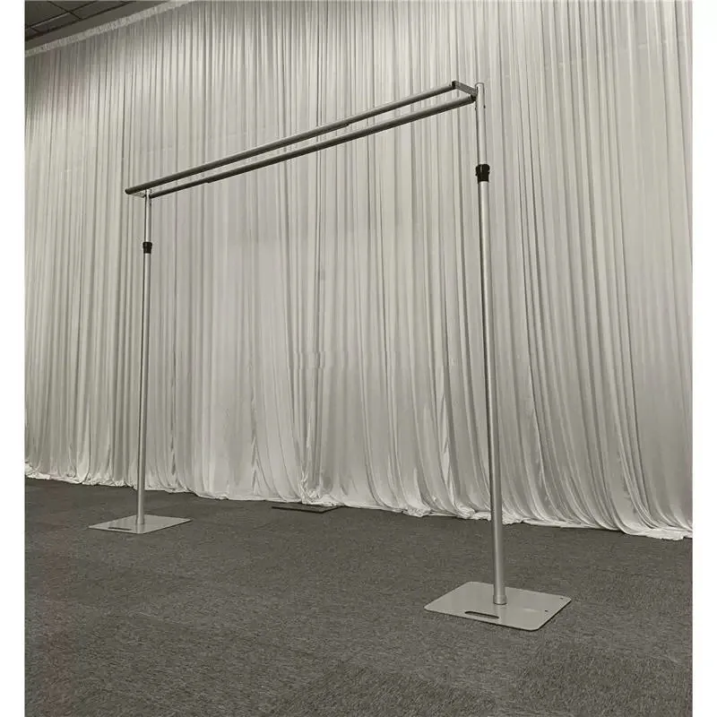 

3X3M Double Crossbar Pipe&Drape Backdrop Stand Applicable To Centers for Wedding Curtain Decoration Portable Aluminum Pipe Kit