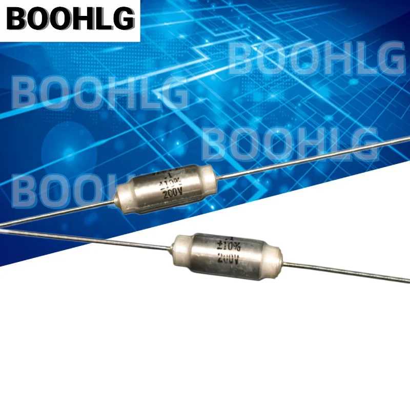 5pcs 200V 0.1UF 100000PF tin foil axial thin film replaces CB10 polystyrene capacitor ITW