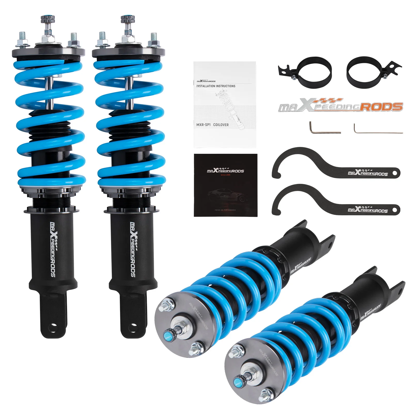 

MaXpeedingrods Coilover Suspension Kit for Honda S2000 BASE MODEL/TYPE V AP1/AP2 2000-2009 Shock Absorber