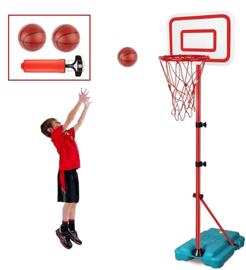 

2025 Kids Basketball Hoop Stand Adjustable Indoor Basketball Hoop Outdoor Toys Outside Backyard Games Hoop Basketball Goal
