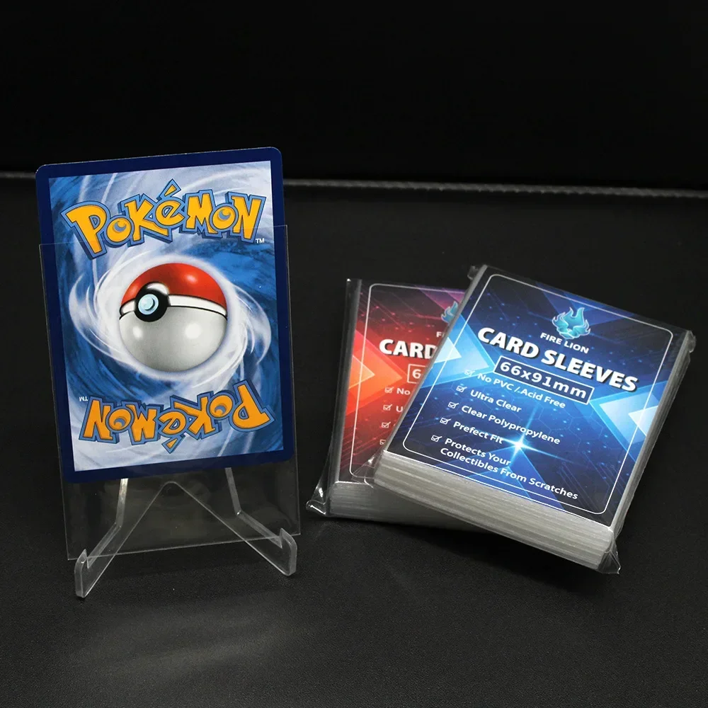 100pcs 66x91mm Clear Card Sleeves Game Trading Card FilmCard Protector Card FilmClear for Yu-Gi-Oh Magic Pokemon Card Sleeves