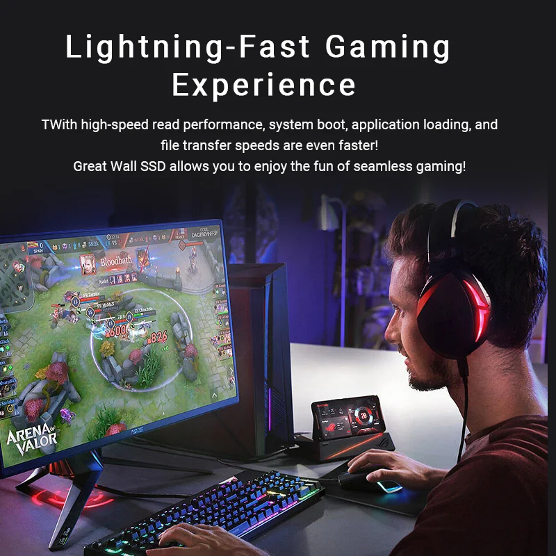 Great Wall 1TB 2TB 4TB M.2 2280 NVMe PCIe4.0x4 SSD Unidades internas de estado sólido Gen 4 para computadora portátil para juegos PS5