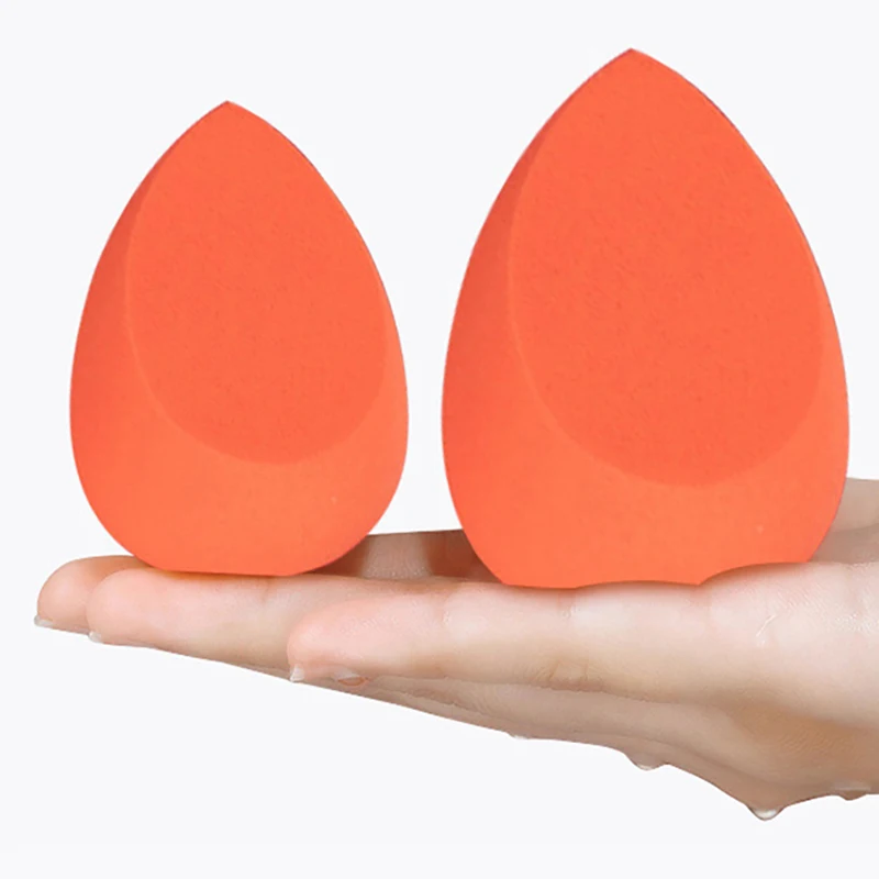 Forma de coração criativo maquiagem em pó puff esponja macia cabaça cosméticos sopro molhado/seco meninas compõem pó facial fundação sopro