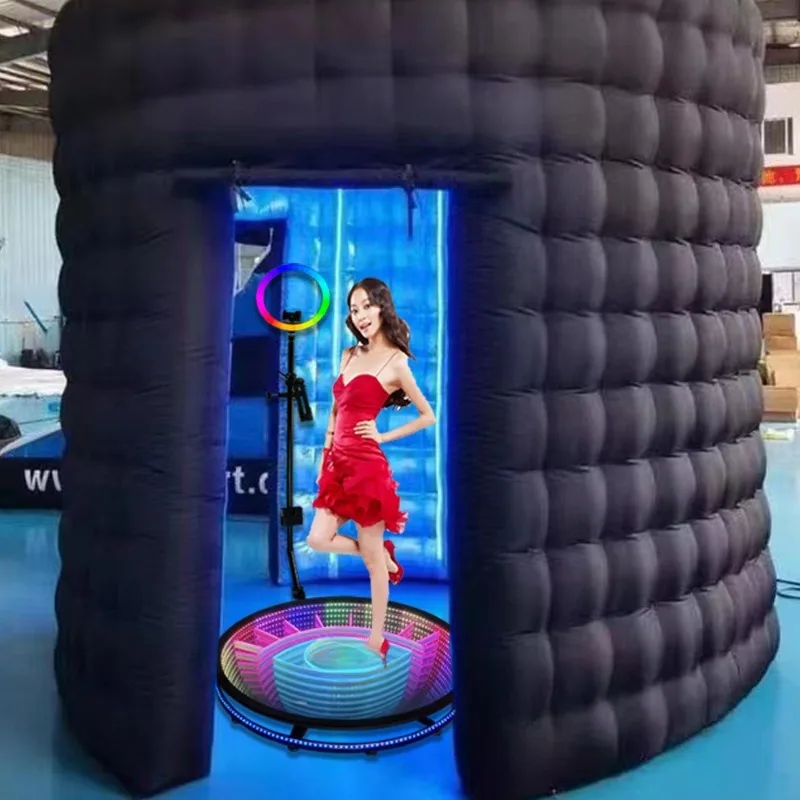 360-Degree ring photo booth, surround shooting rotating table