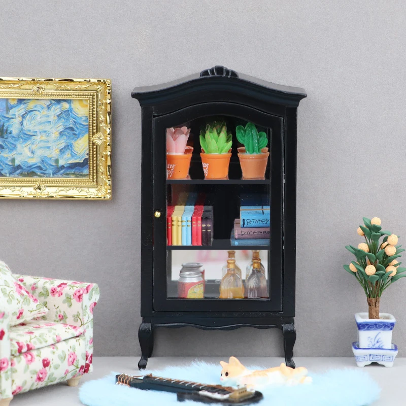 

Миниатюрный кукольный домик 1/12, миниатюрная мебель, многофункциональная мебель, деревянные классические украшения, аксессуары для кукол, подарок «сделай сам»