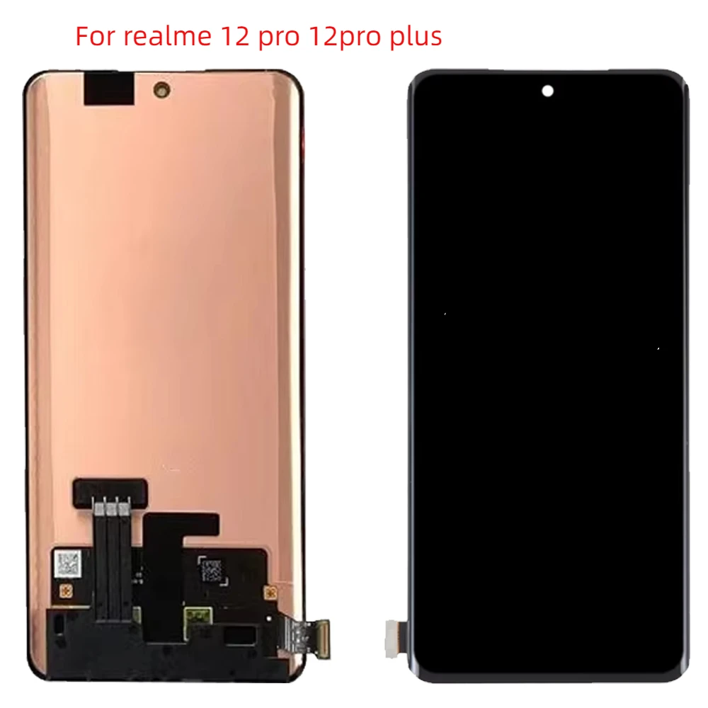 Oled For Realme 12 pro plus RMX3840 LCD Display Touch Screen Digitizer Assembly For Realme 12pro Rmx3842 LCD Display