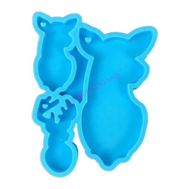 

Handmade Necklace Earrings UV Resin Mold Animal Families Pendants Mould Crafts Jewelry Mould Handicraft Mold M76B