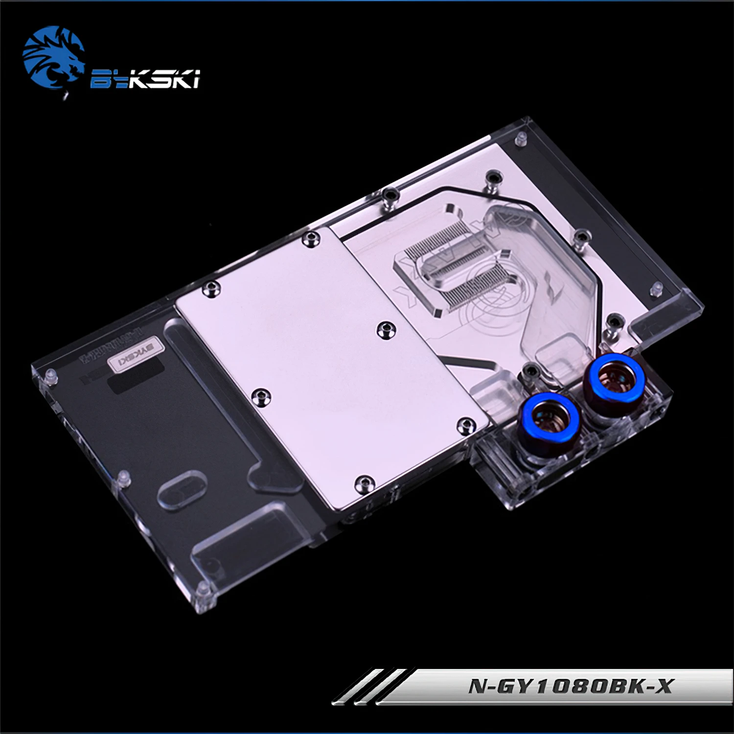 Bykski Full Cover RGB GPU Water Cooling Block for Galax GTX1080 1070 1060 GAMER N-GY1080BK-X