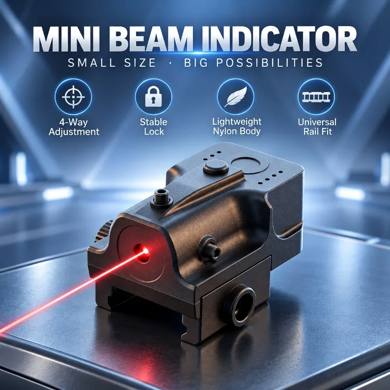 Nylon Beam Indicator Hobby Ornament, Precise Stable Lock, Fits Most Common‑Spec Hobby Rails