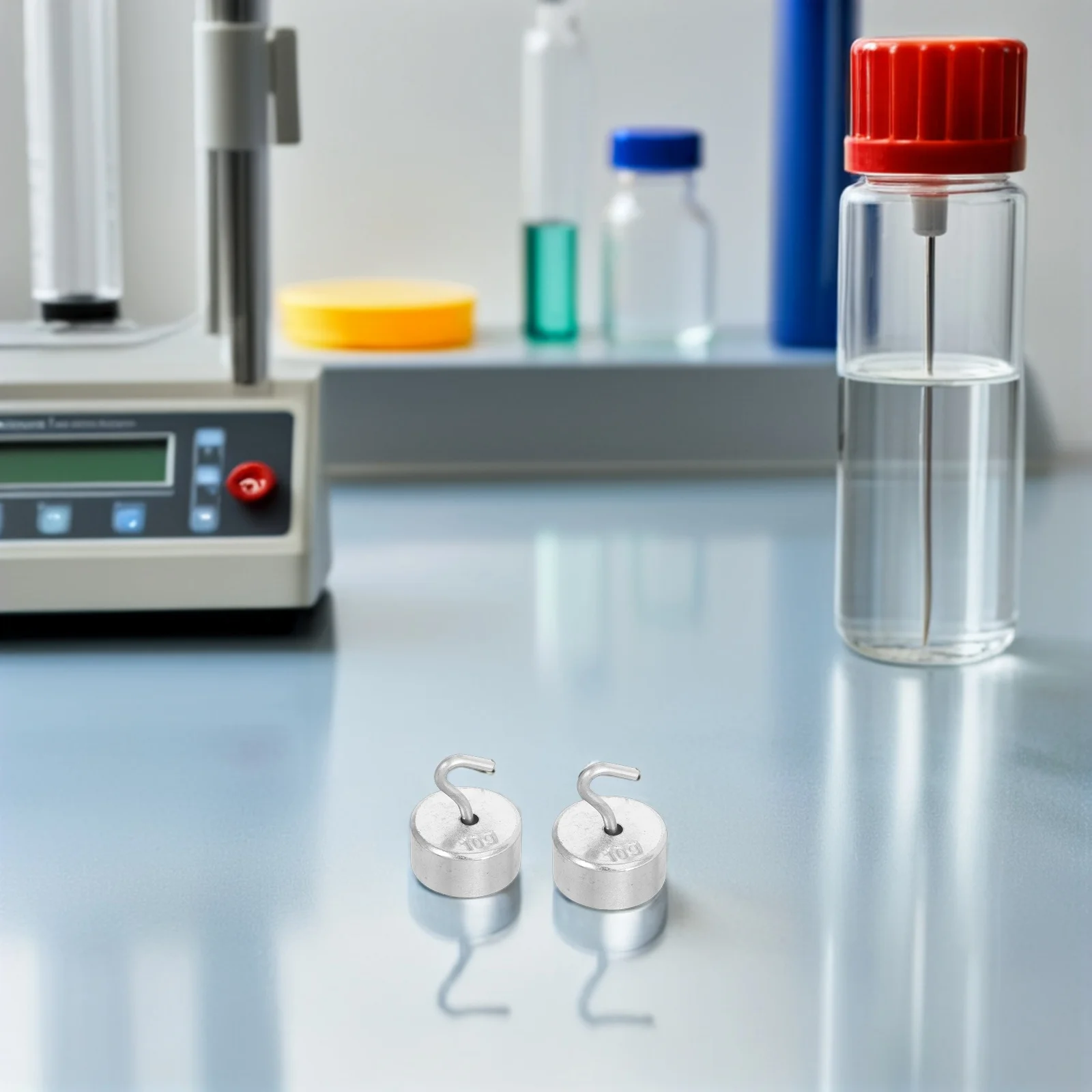 

20pcs Double Hooked Calibration Weights 20G Each Precision Metal Balance Mass For Lab Science Iron Material