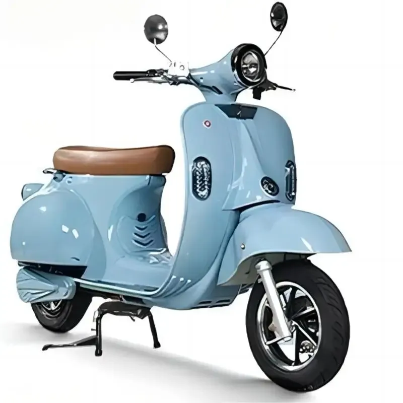 Hot selling Classic Vespa Electric E Motorcycle Scooter electric bicycle Roman Holiday 72V20A li-battery