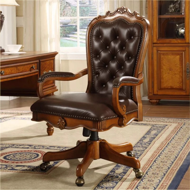

Back Support Office Chair Leather Design Gaming Comfy Office Chair Modern Room Cadeira De Escritorios Furniture Accessories