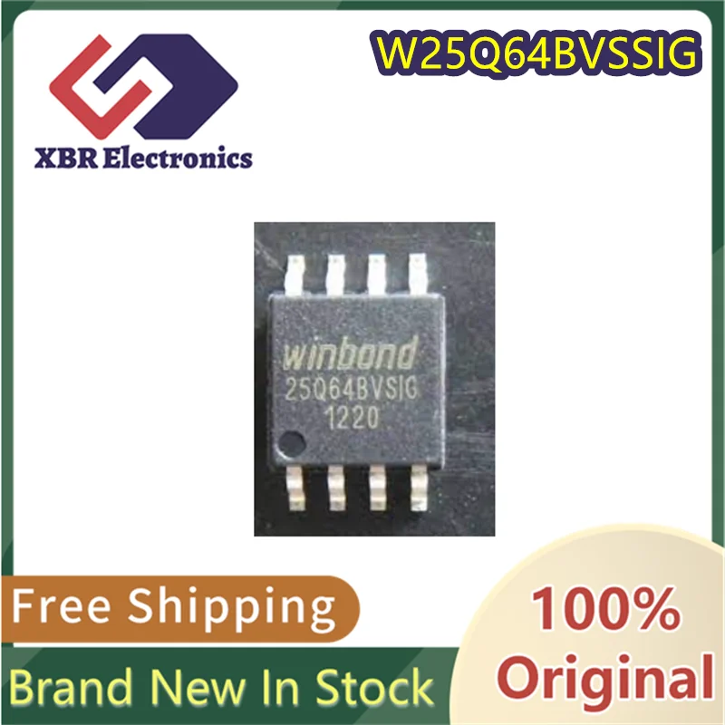 

(10/50 pieces) W25Q64BVSSIG 25Q64BVSSIG W25Q64 SOP8 W25Q64BV memory chip New original authentic spot fast delivery free shipping