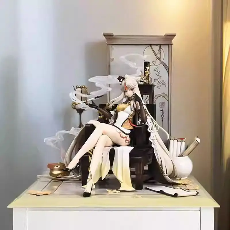 متوفر في المخزون شخصية جينشين إمباكت Ningguang Moon Carver لعبة المنتجات ذات الصلة Pixiv Bishoujo نموذج ديكورات رائعة لسطح المكتب #2