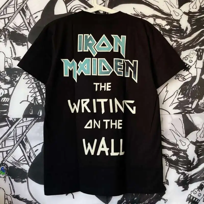 

【 Thai Version 】Iron Maiden Imported short-sleeved T-shirts Rock Metal Music Festival