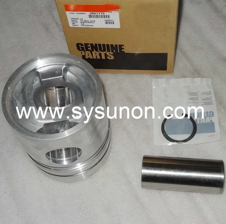 Kit Piston truk NT855 Piston mesin Diesel dan 3801770 cincin