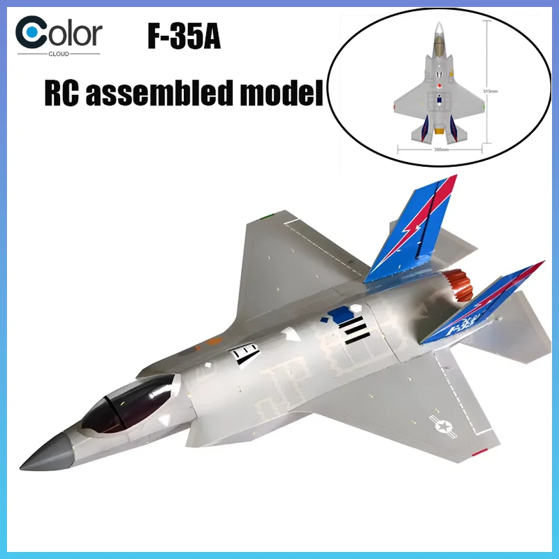 

New Rc F-35a Single-Engine 30-Bypass Fixed-Wing Model Aircraft Is A Remote-Controlled Assembly Model Like A Real Aircraft