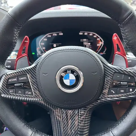 BMW 2 3 4 5 6 7 8 시리즈 G20 G22 G30 G32 G11 G14 X3 X4 X5 X6 X7 G01 G05용 자동차 스티어링 휠 패들 시프터 기어 변속 패들