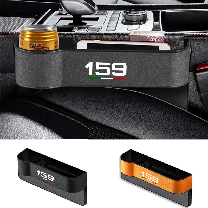 

Car Seat Gap Leather Multifunctional Storag Box Auto Seat Side Crevice Storage Box For Alfa Romeo 159 Car Accessories