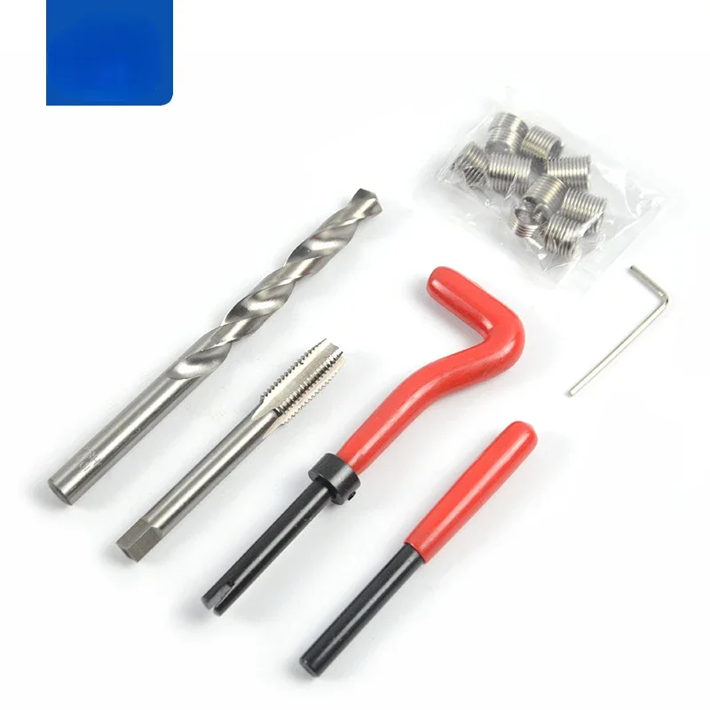 

15 Pieces of Screw Hole Thread Repair Slip Wire Screw Repair Hole Auto Repair Slip Tooth Tool Set M10*1.5