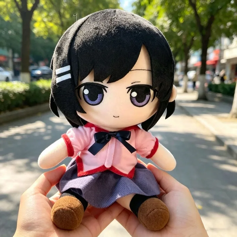 Monogatari Series Tsubasa Hanekawa Plush Doll Cute Anime Character Stuffed Toy Soft Plushie Decor Birthday Gift For Anime Fans