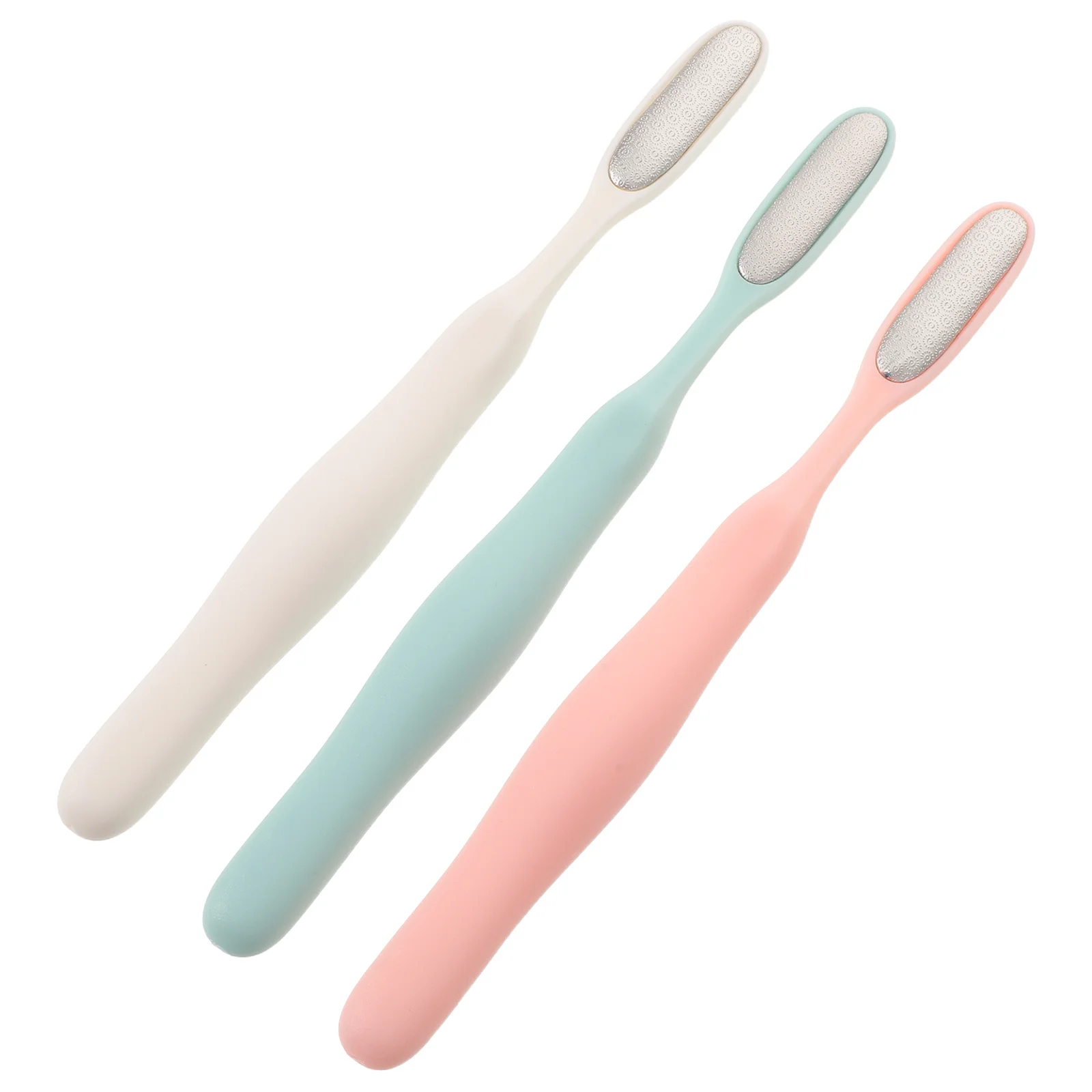 

3Pcs Metal Pedicure Foot File Stainless Steel Manual Callus Remover Foot Skin Scraper Hard Skin Remover Pedicure Feet Scrubber