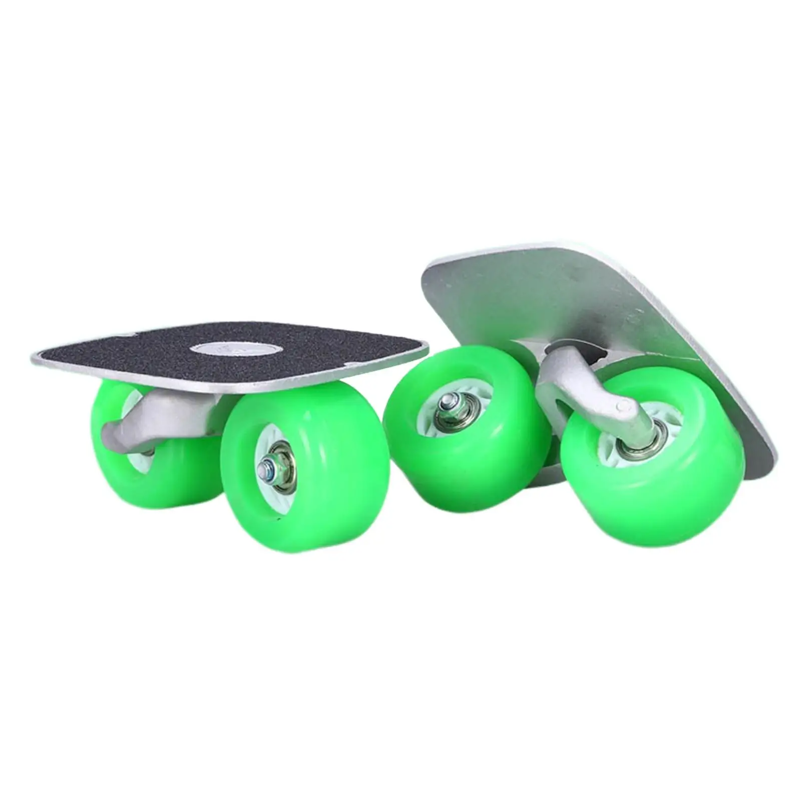 Aluminum Split Drift Board Skates Anti Skid Sandpaper Mini Skateboard Free Skates Mountain Wheels for Women Men