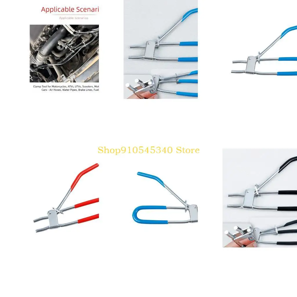 

U2JA Multipurpose Pinch Off Pliers for Oil Line Pipes Maintenance Brake Line Clamp Vehicle Hydraulic Hose Repair Hand Tool