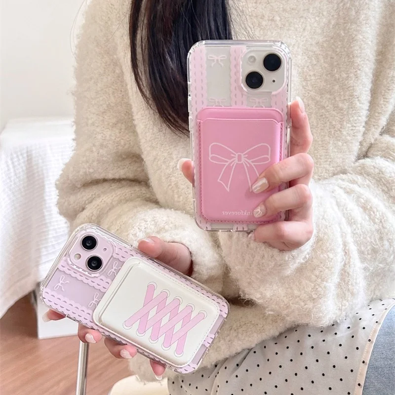

Кожаный чехол-кошелек для iPhone 15/16/17 Pro Max Plus, Apple 13/14 Pro, с магнитным креплением Magsafe, для ношения на ремне или в заднем кармане