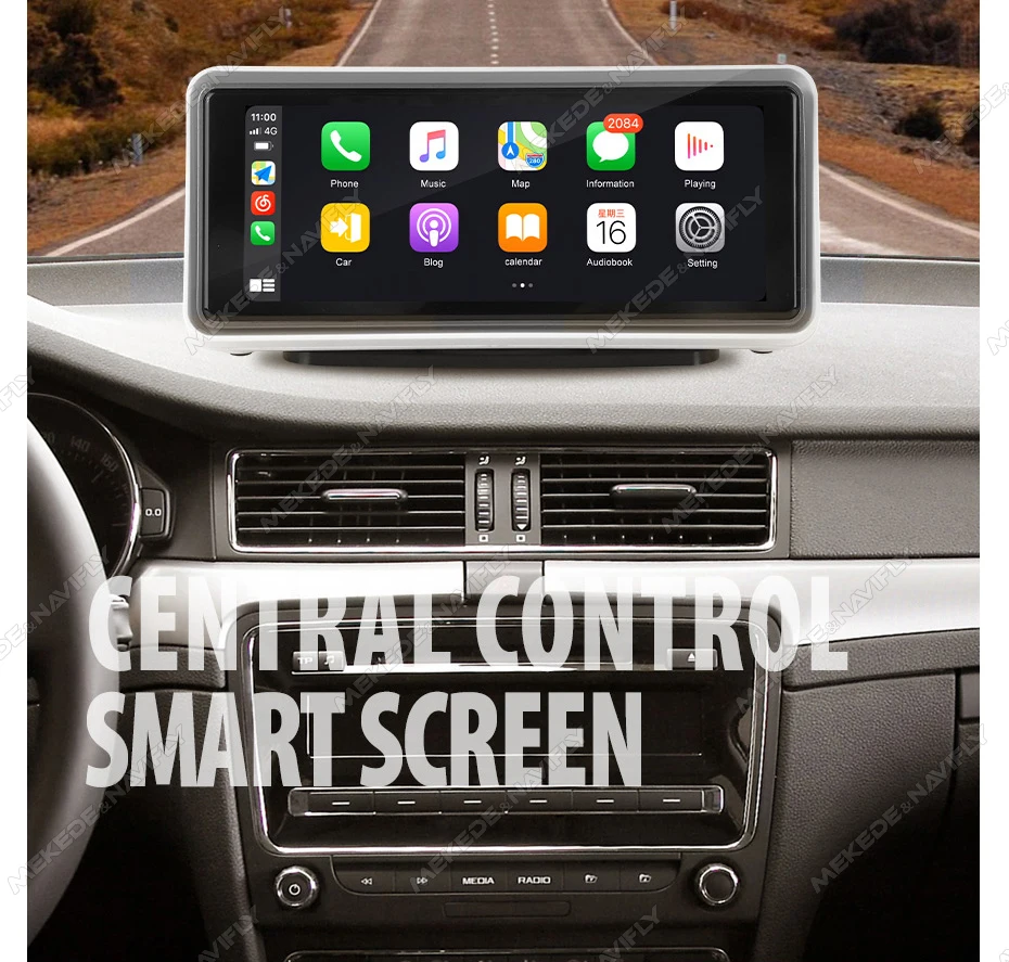 MEKEDE 6,86-zoll Universal Auto Radio Drahtlose Carplay Android Auto MP5 Player Multimedia Recorder FM AUX DSP BT – Detail 5