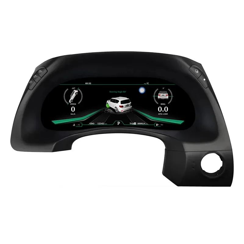 12.3 Inch LCD Digital Cluster for Patrol Y62 Armada Linux System Instrument Dashboard LCD Speedometer Display Car