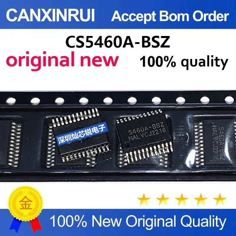 (5-100pieces)Brand new original CS5460A CS5460A-BSZ SMD SSOP24 energy metering chip