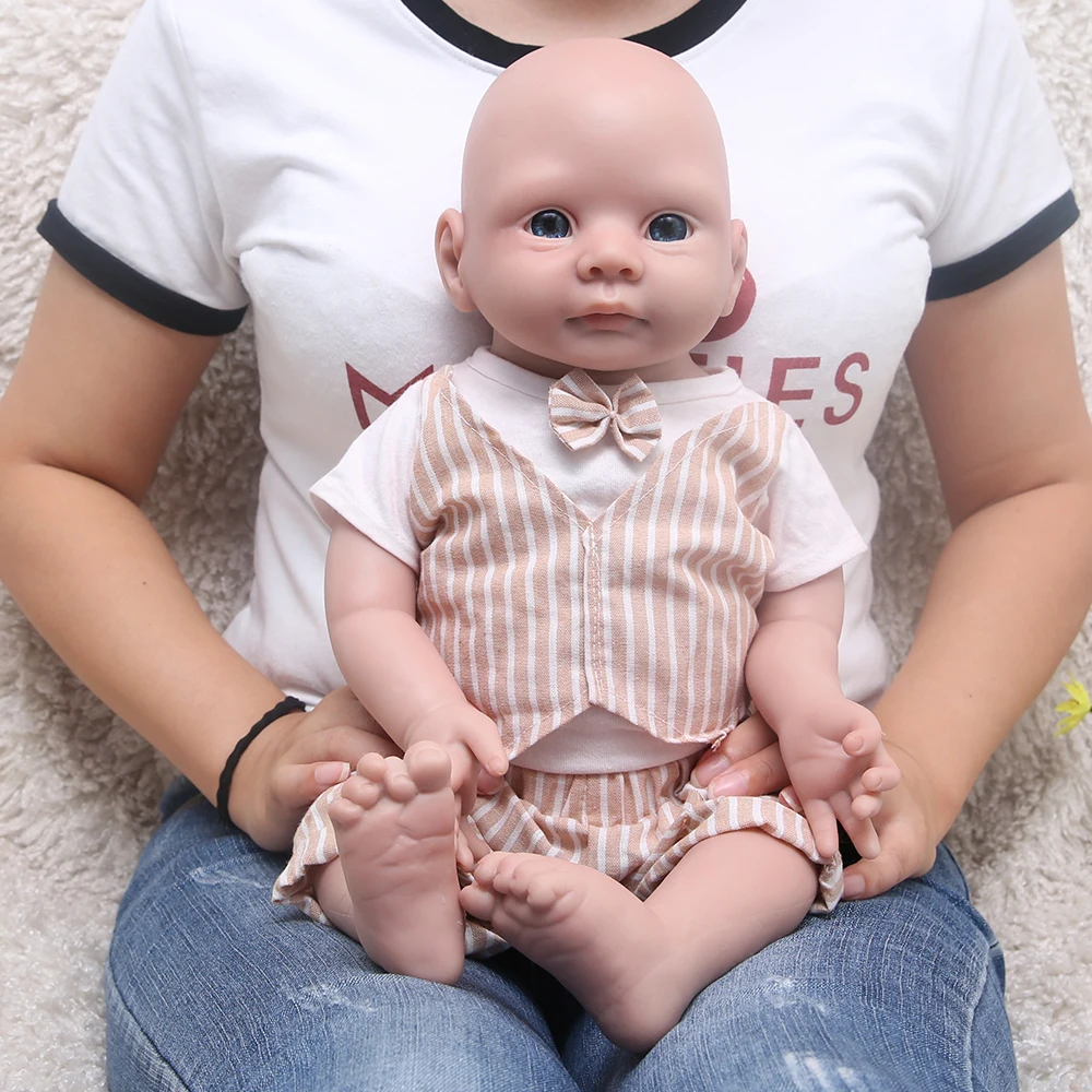 WW1523 48cm 3900g Realistic Silicone Reborn Baby Dolls Newborn Girl Baby Lifelike Skin Fashion Toys for Children Xmas Gift