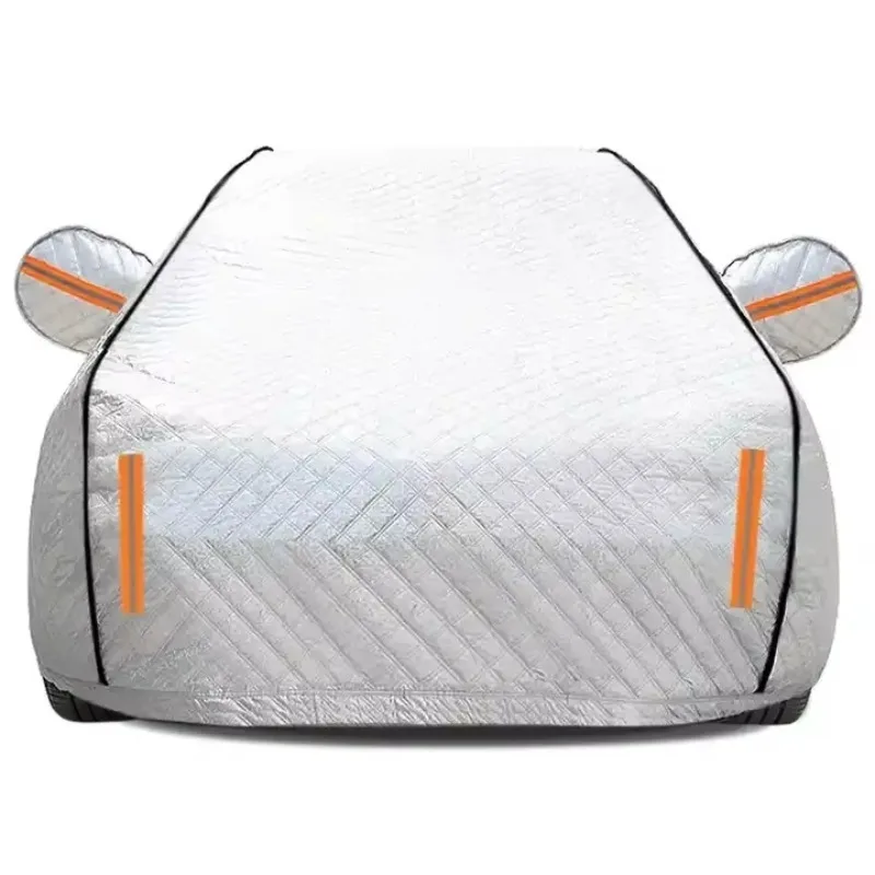 waterproof polyester whole car protective cover against sunlight and snow and hail outdoor car cover