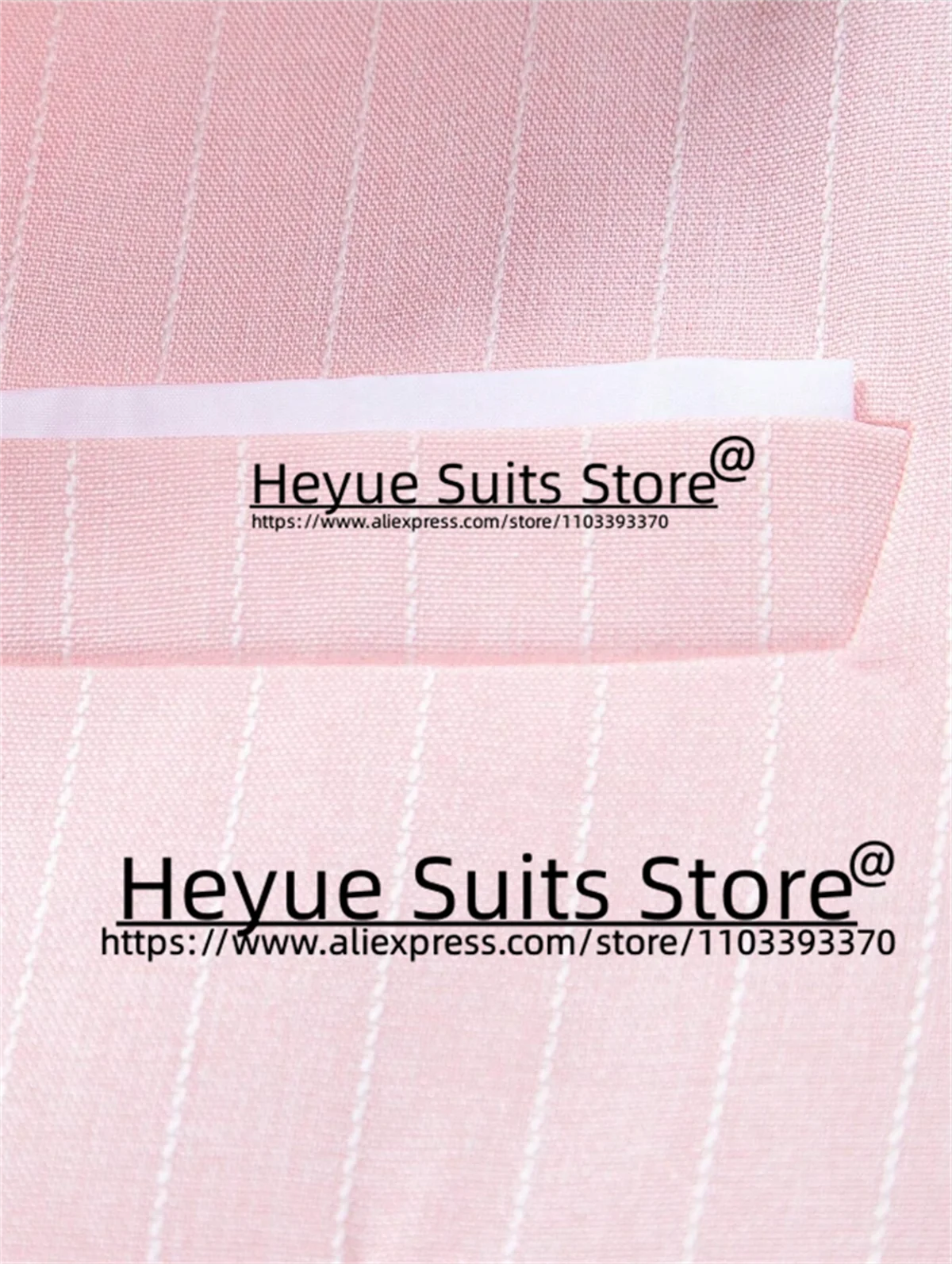 Pink Striped Business Men Suits Slim Fit Peak Lapel Groom Wedding Tuxedos 2Pcs Set High Qublity Jacket+Cool shorts Costume Homme